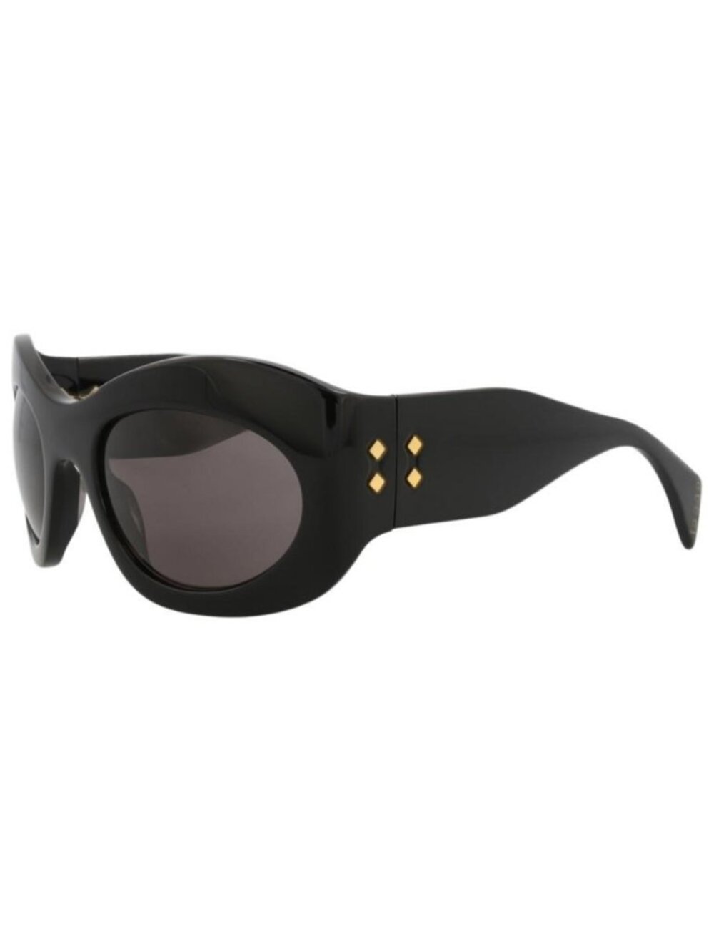 New Gucci Unisex Shield/Wrap Black Black Grey Fashion Designer Sunglasses